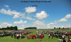 Weltrekord 1345 Traktoren in 2012